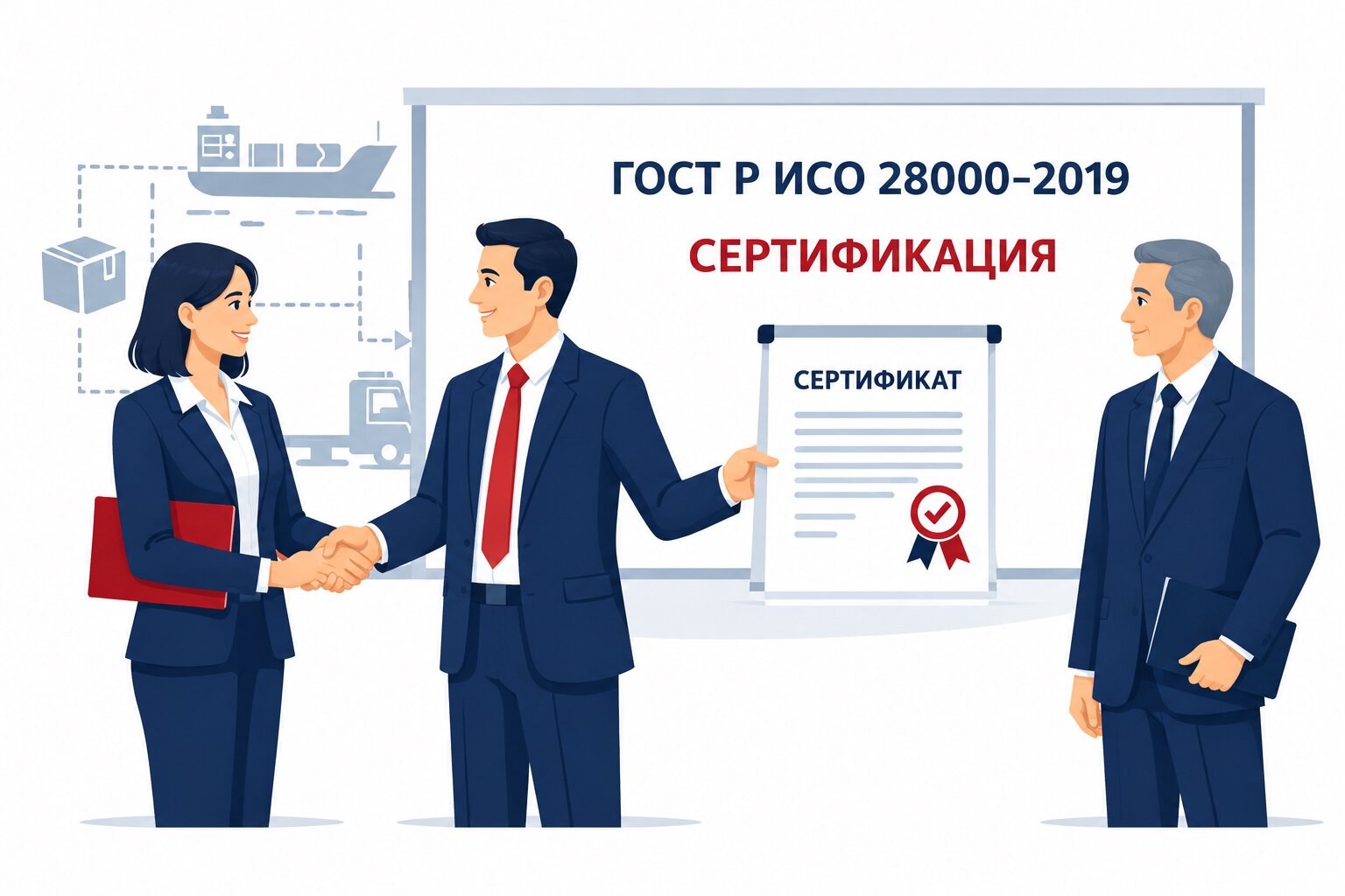 Оформление сертификата ГОСТ Р ИСО в Саках