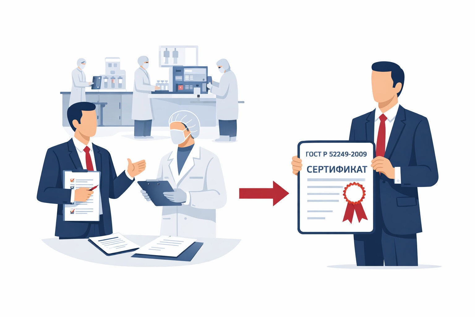 Процедура сертификации ГОСТ Р 52249-2009 в Саках
