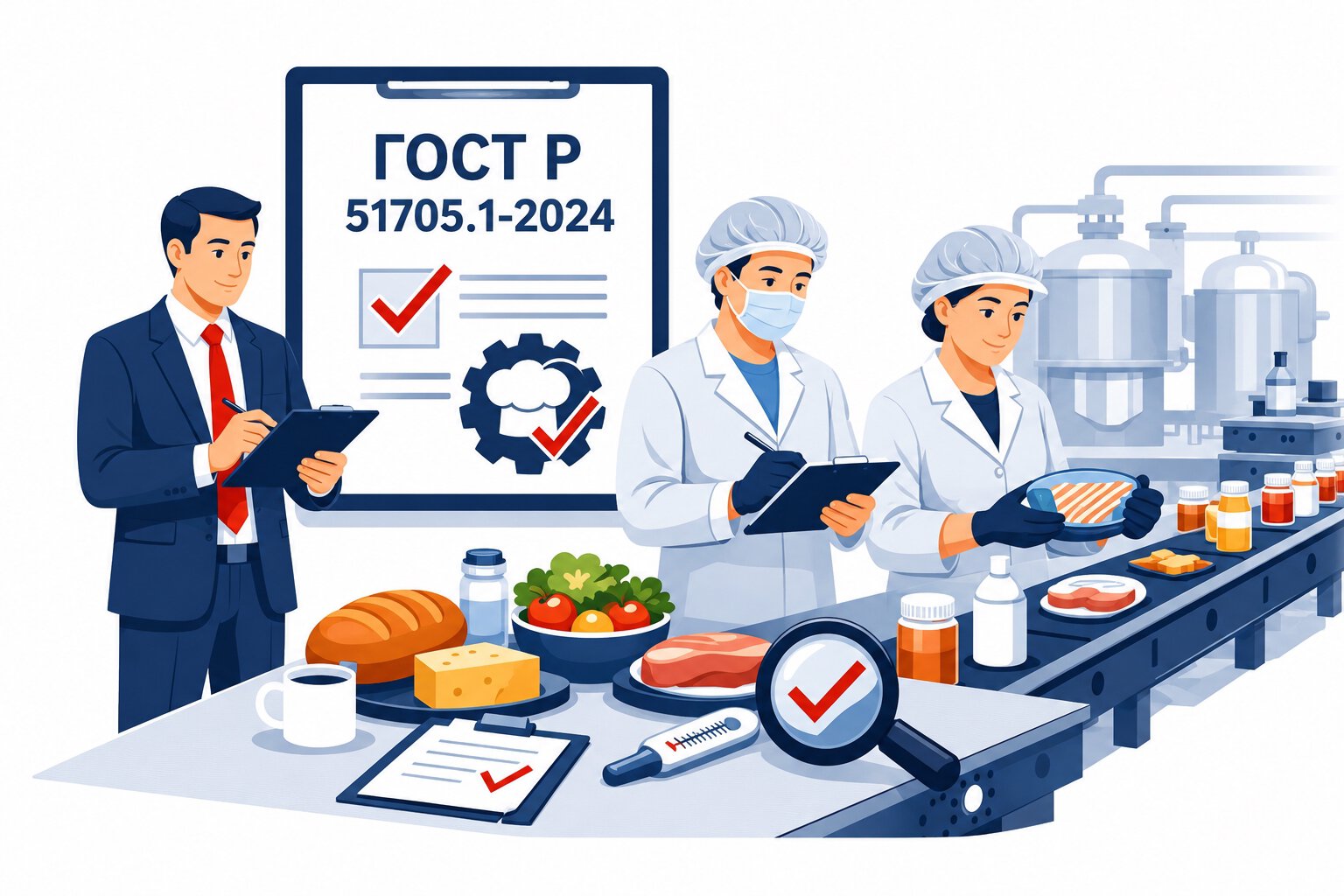 Оформление ГОСТ Р 51705.1 2024 ХАССП в Саках