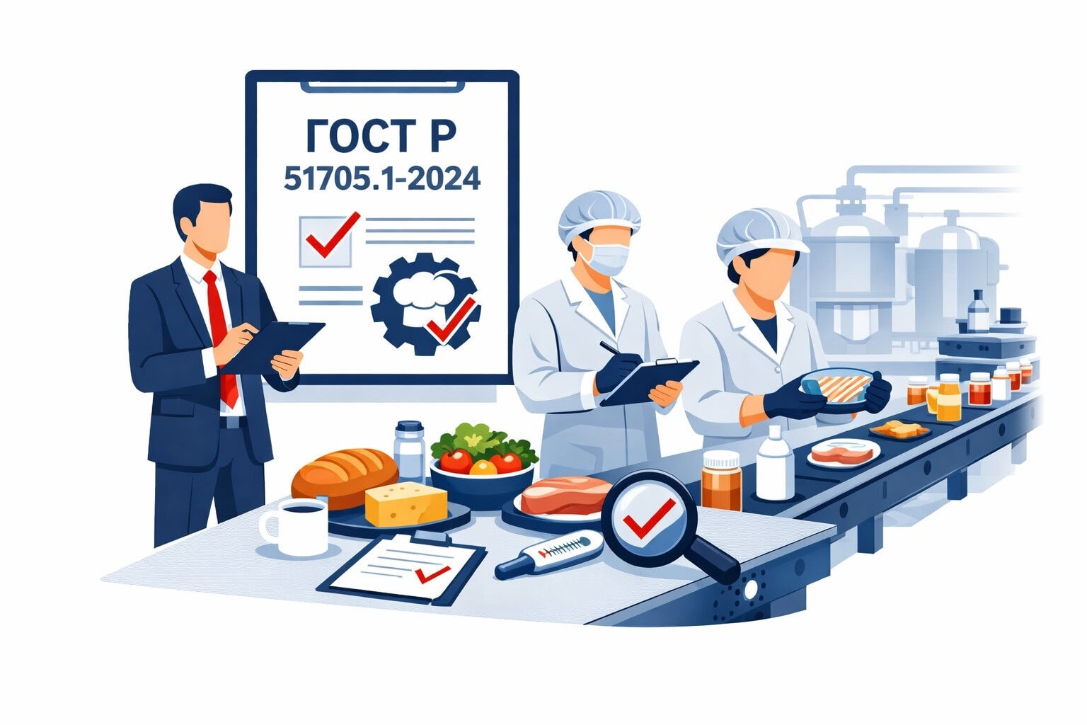 Оформление ГОСТ Р 51705.1 2024 ХАССП в Саках